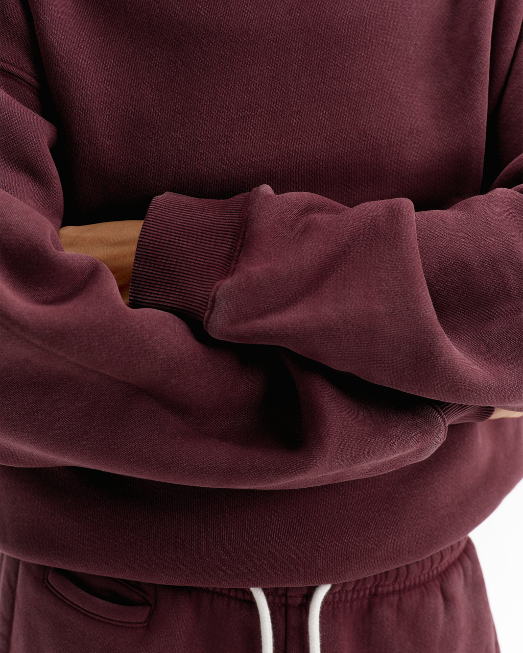 Vintage Washed Relaxed Fit Hooded Sweatshirt