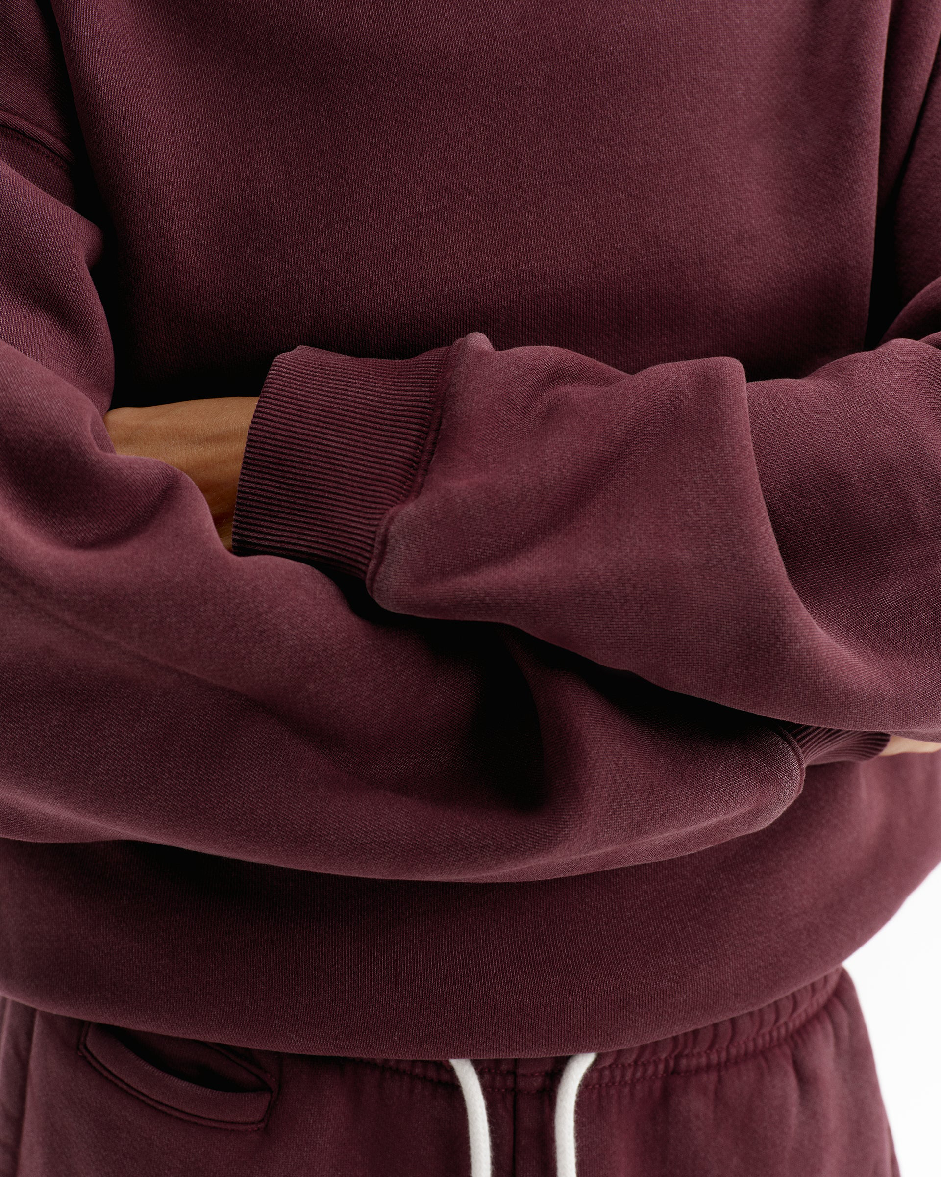 Vintage Washed Relaxed Fit Hooded Sweatshirt