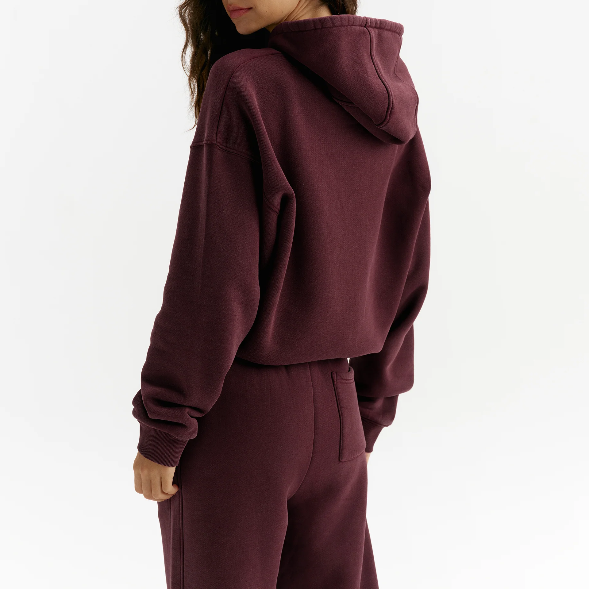Vintage Washed Relaxed Fit Hooded Sweatshirt