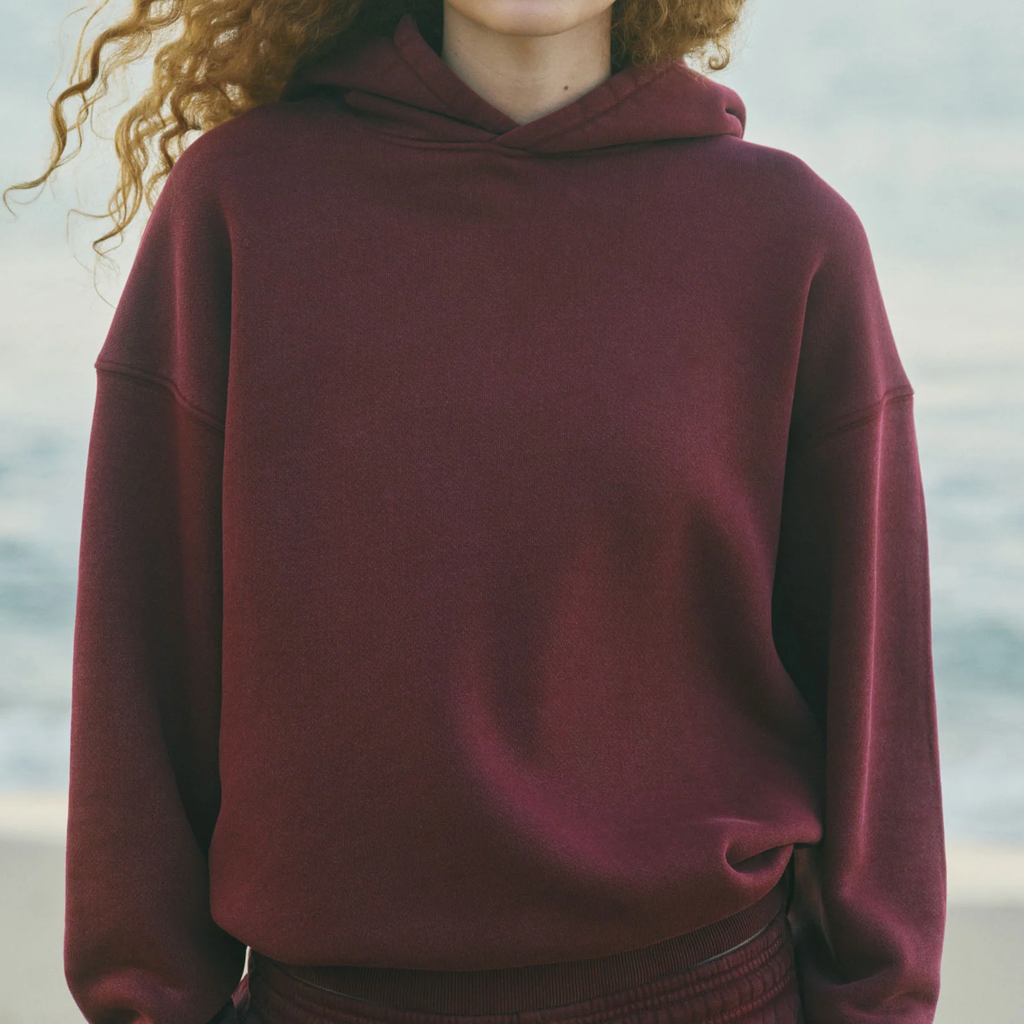 Vintage Washed Relaxed Fit Hooded Sweatshirt