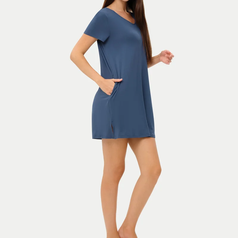Short Sleeve Night Gown Pajama