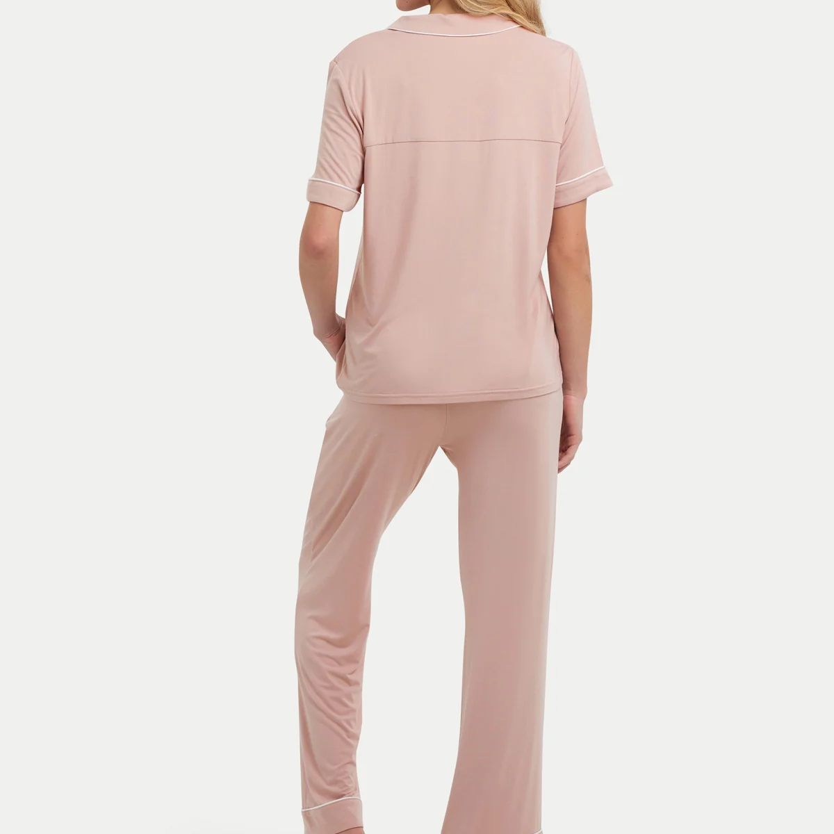 Short Sleeve Nightwear Two‑Piece Pajama Set